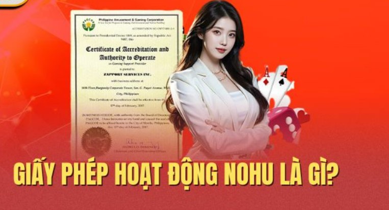 Tổng quan về giấy phép hoạt động Nohu